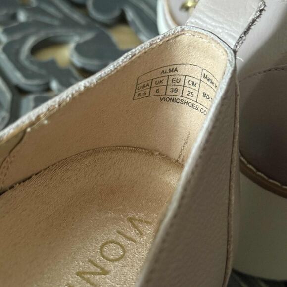 Vionic Women's Alma Mary Jane Leather Wedges Shoes Woman’s Size US 8.5 - Picture 9 of 12